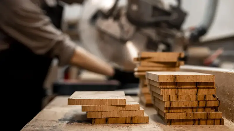 Which tree species are preferred for the manufacture of wooden products?