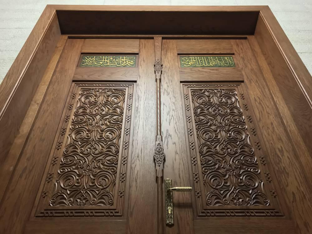 Wooden Mosque Door